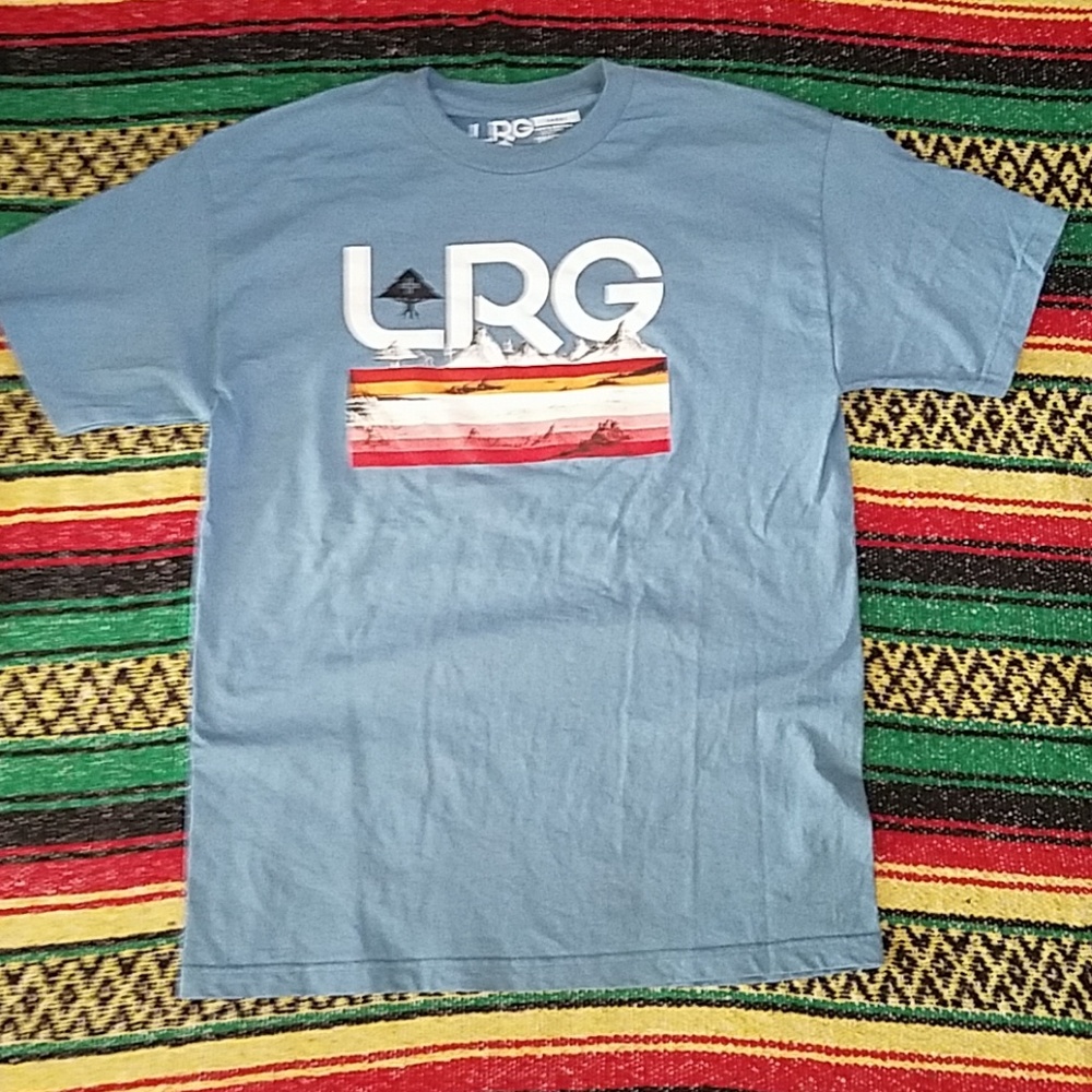 Large LRG teal t-shirt